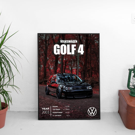 Volkswagen Golf 4 Постер (2003)