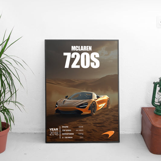 McLaren 720S Постер (2018)