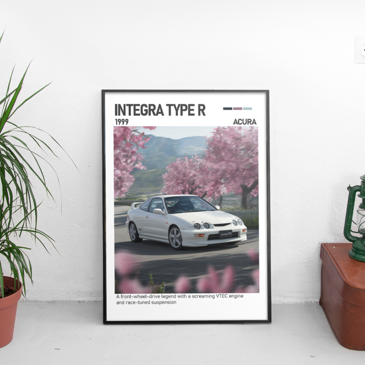 Acura Integra Type R 1999 постер за стена | CarPosters™