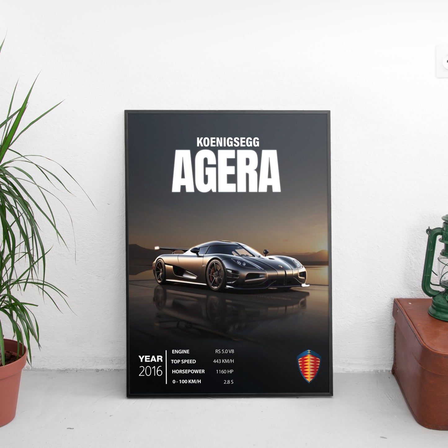 Koenigsegg AGERA Постер (2016)