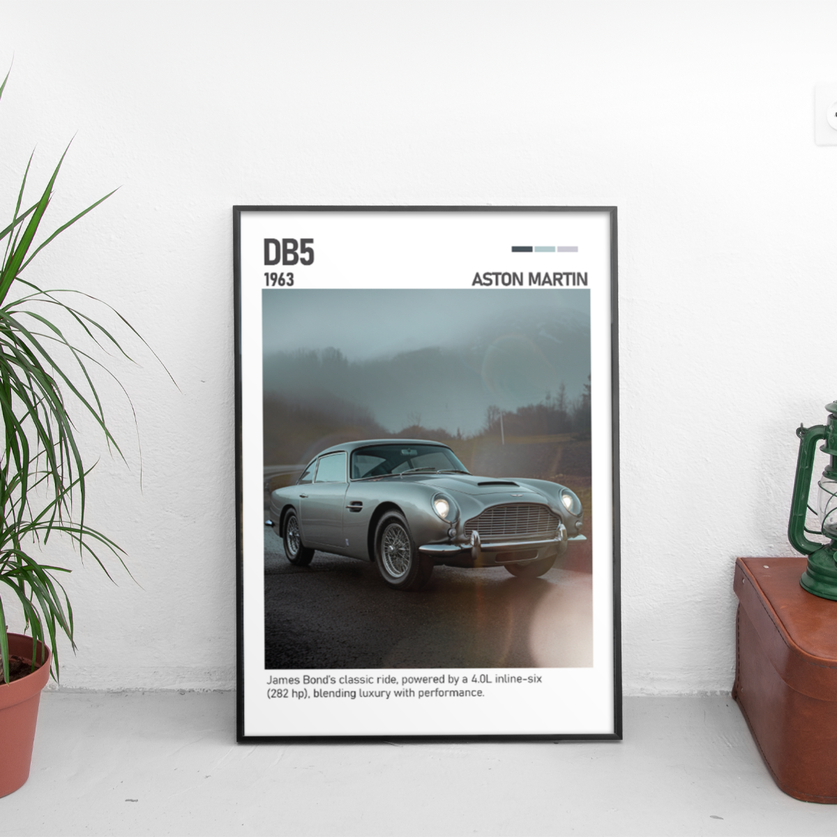 Aston Martin DB5 1963 постер за стена | CarPosters™