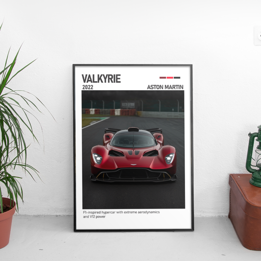 Aston Martin Valkyrie 2022 постер за стена | CarPosters™