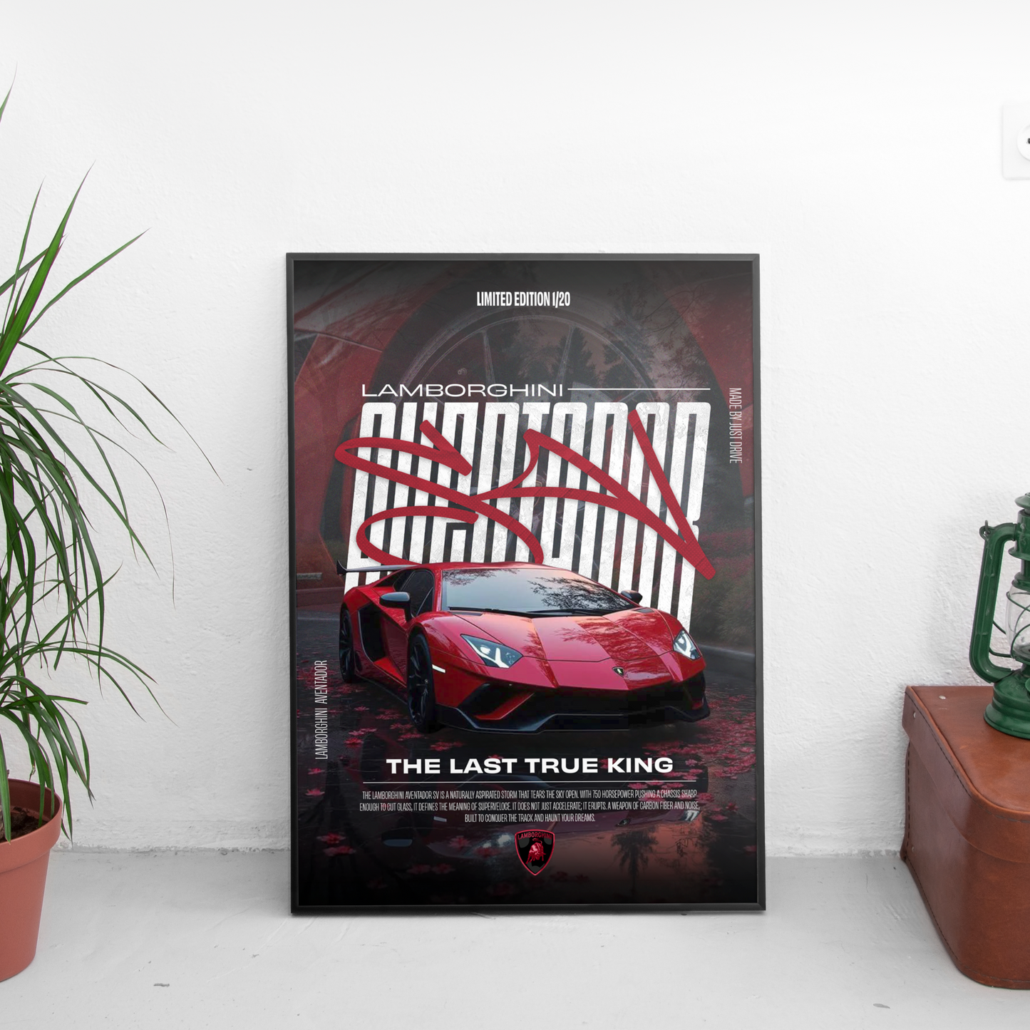 Lamborghini Aventador SV  Постер (Limited 1-20)