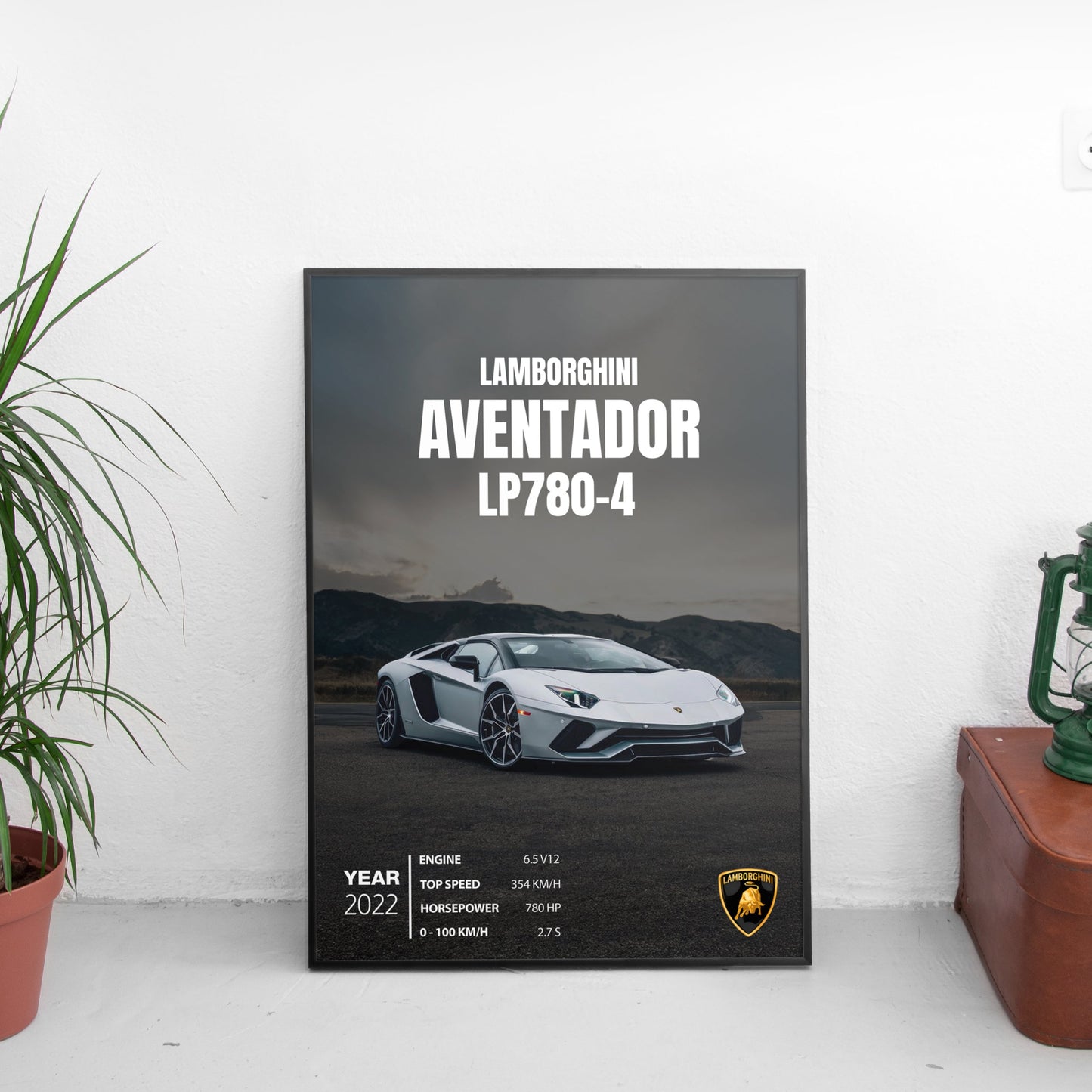 Lamborghini AVENTADOR LP780-4 Постер (2022)