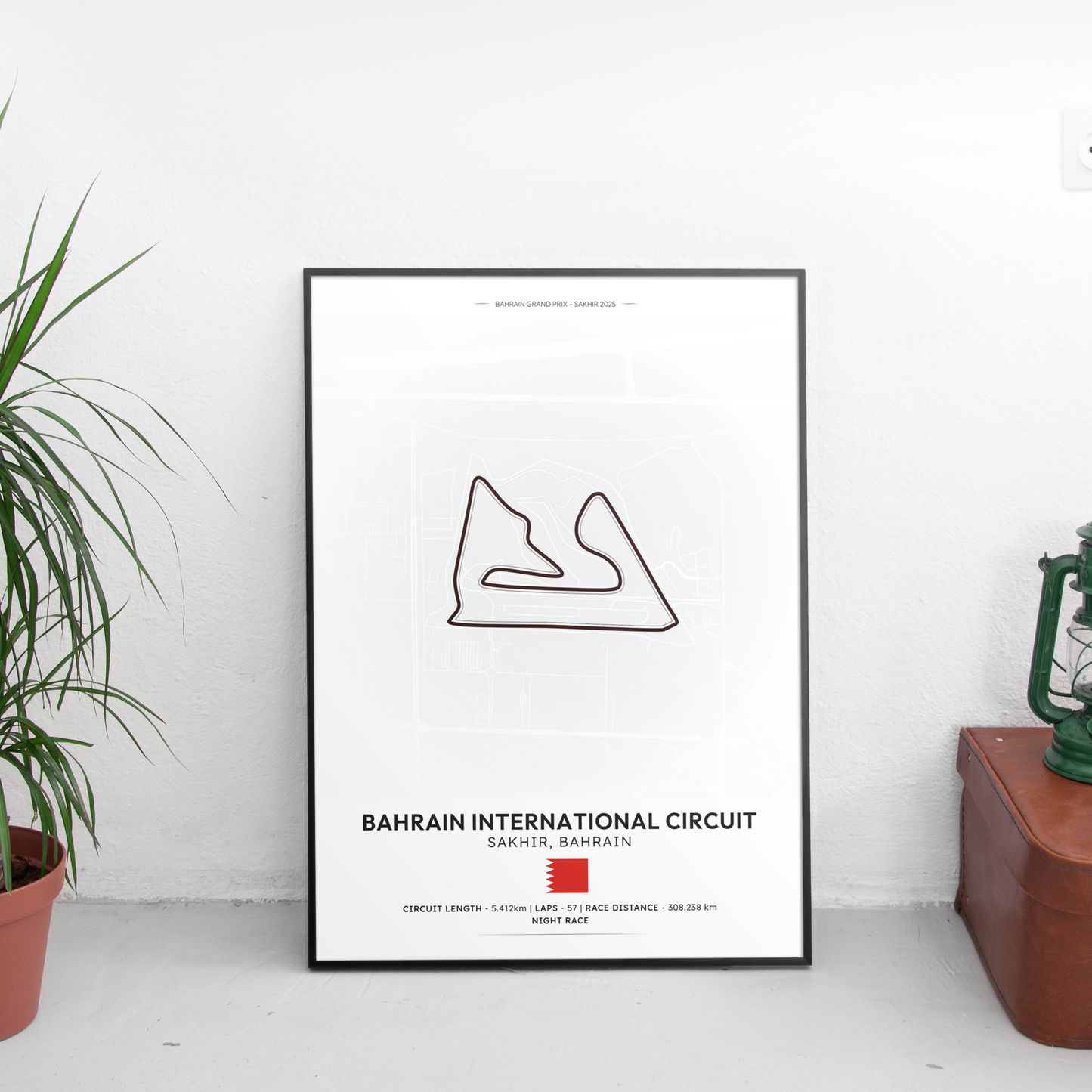 BAHRAIN Formula 1 писта постер | CarPosters™