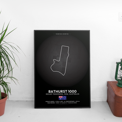 BATHURST 1000 Formula 1 писта постер | CarPosters™