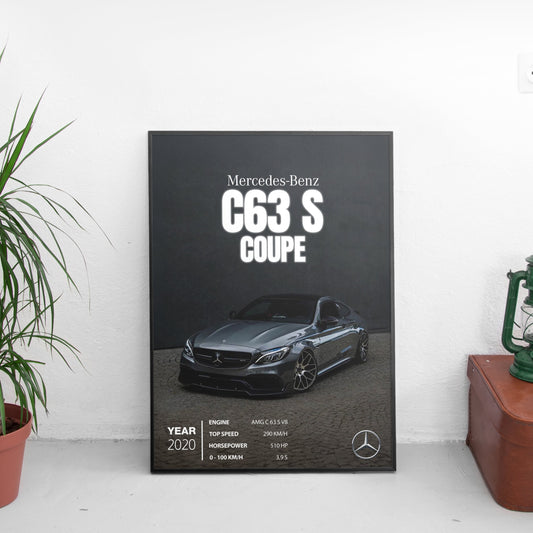 Mercedes-Benz C63 S Coupe Постер (2020)