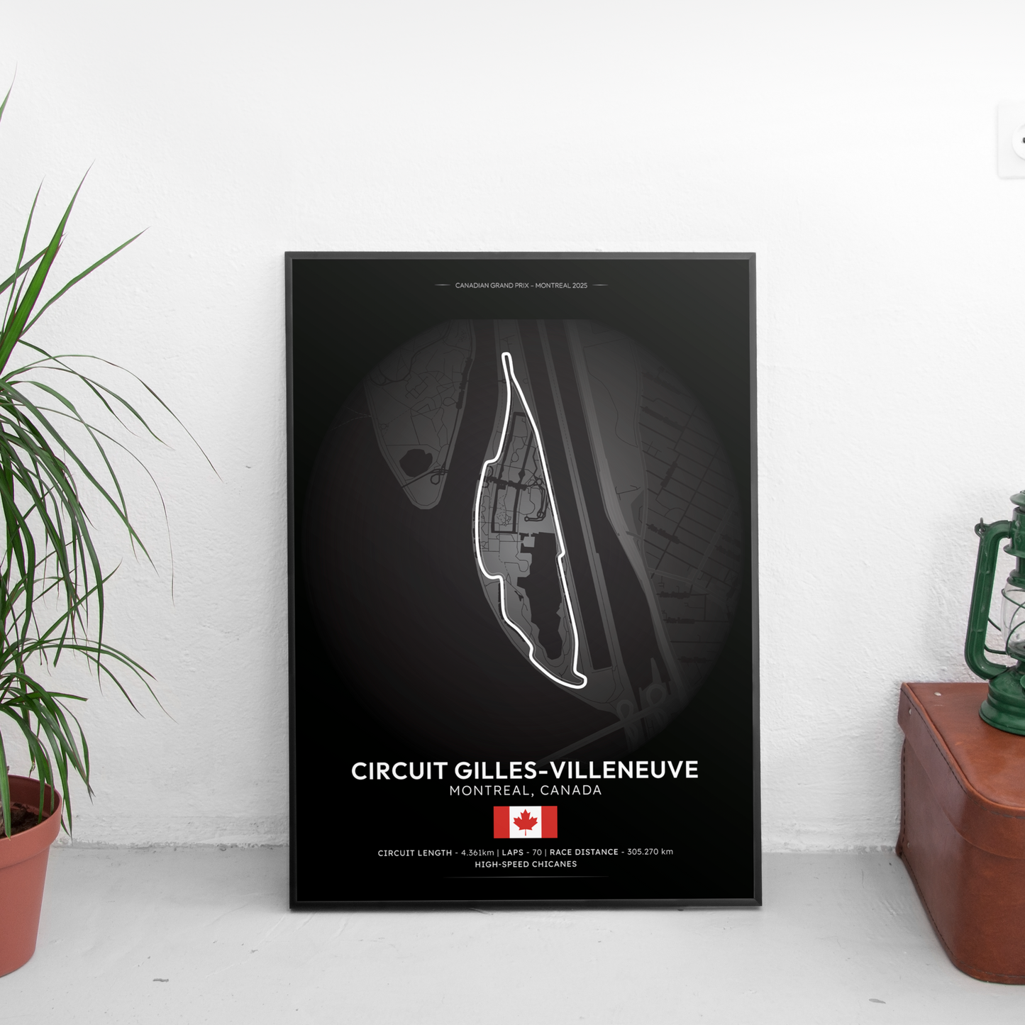 MONTREAL Formula 1 писта постер | CarPosters™
