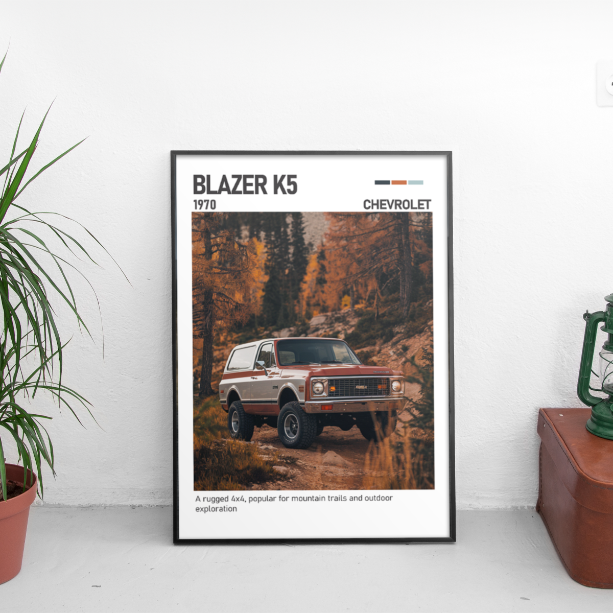 Chevrolet Blazer K5 1970 постер за стена | CarPosters™