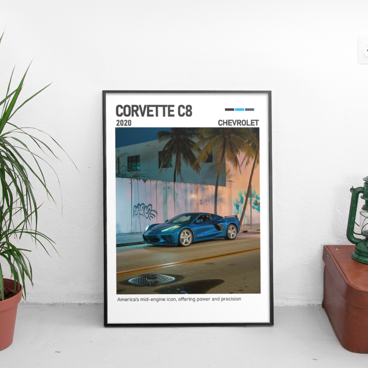 Chevrolet Corvette C8 2020 постер за стена | CarPosters™