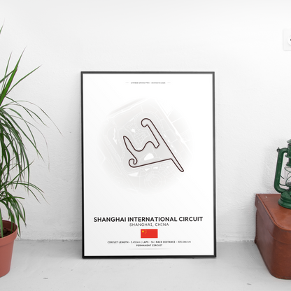 SHANGHAI Formula 1 писта постер | CarPosters™