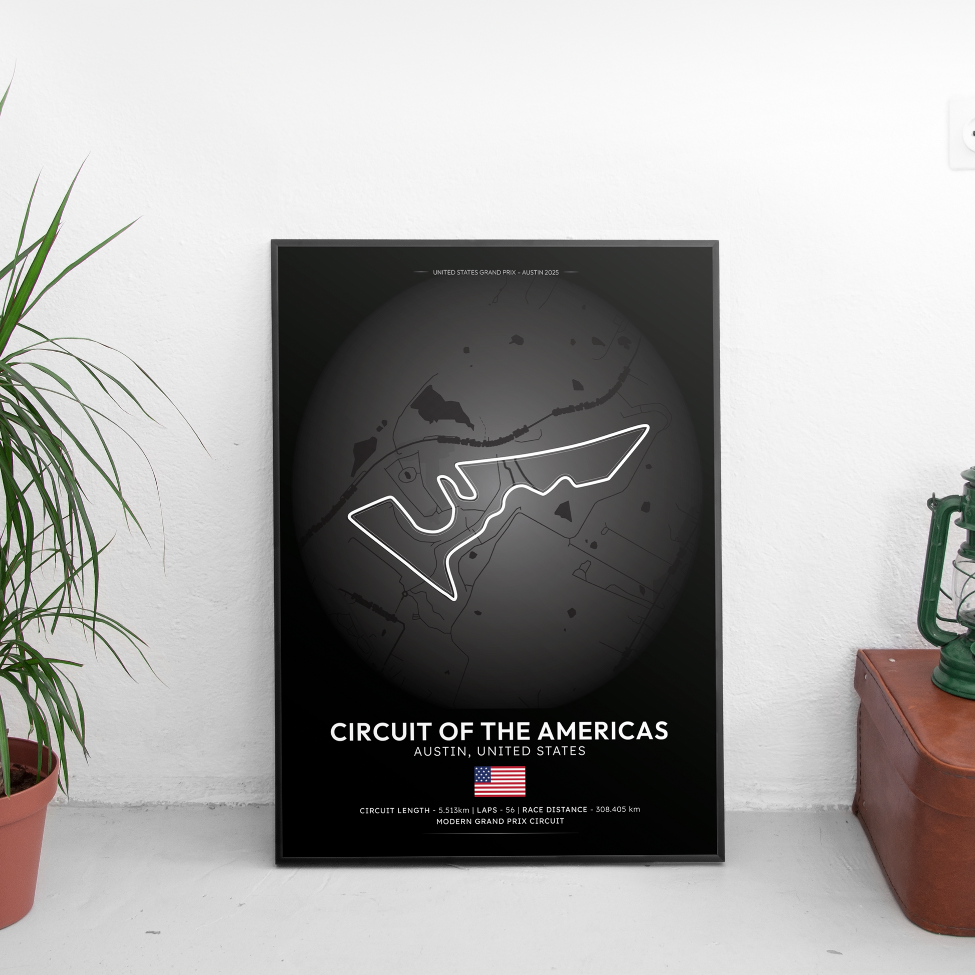 AUSTIN Formula 1 писта постер | CarPosters™