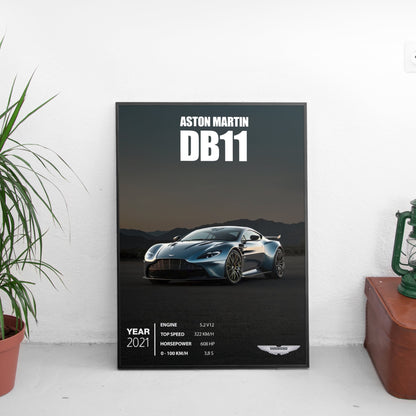 Aston Martin DB11 Постер (2021)