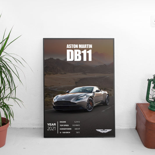 Aston Martin DB11 Постер (2021)