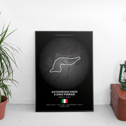 IMOLA Formula 1 писта постер | CarPosters™