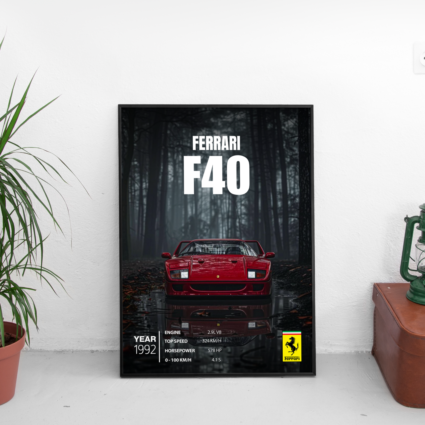 Ferrari F40 Постер (1992)