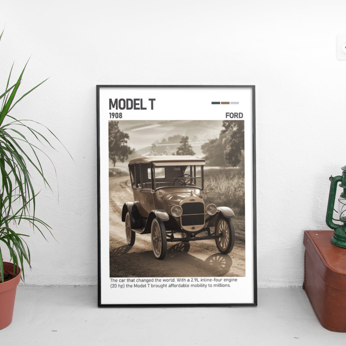 Ford Model T 1908 постер за стена | CarPosters™