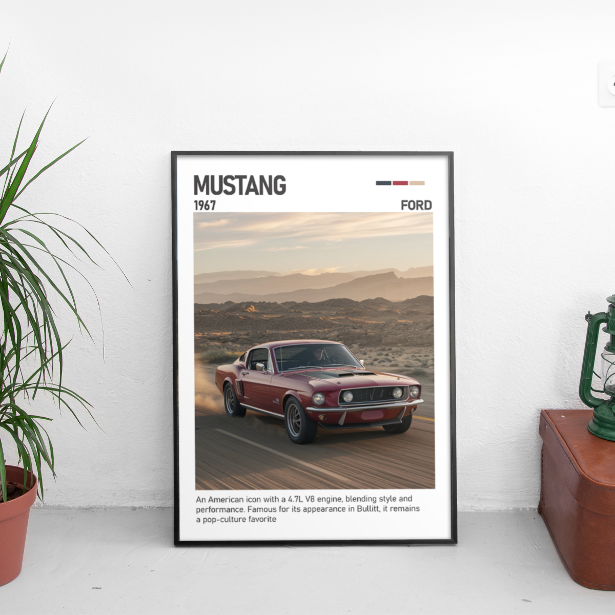 Ford Mustang 1967 постер за стена | CarPosters™