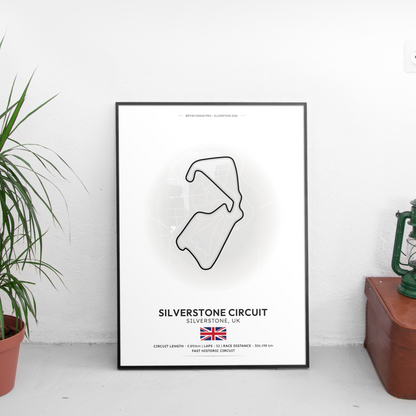 SILVERSTONE Formula 1 писта постер | CarPosters™