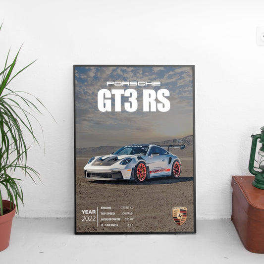 Porsche GT3 RS Постер (2022)