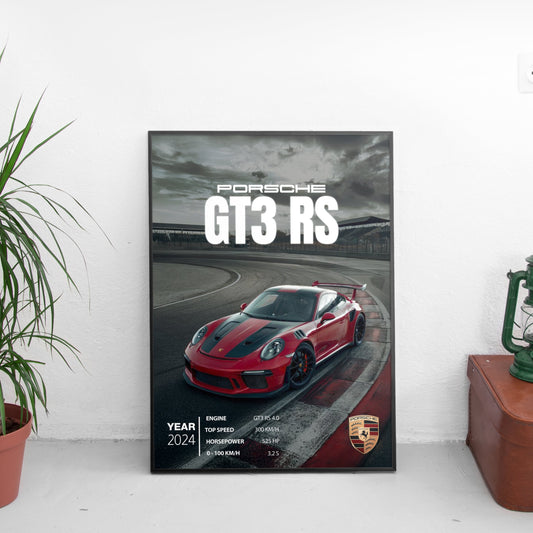 Porsche GT3 RS Постер (2024)