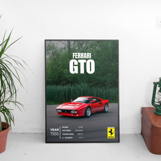 Ferrari GTO Постер (1986)