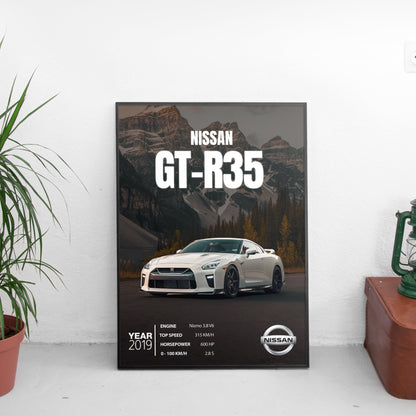 Nissan GT-R35 Постер (2019)