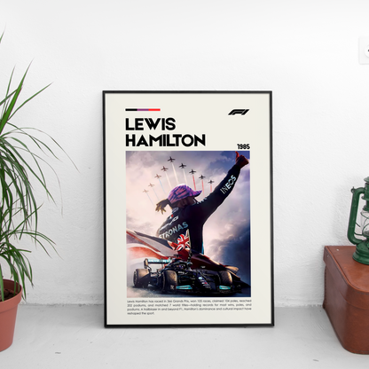 Lewis Hamilton Постер
