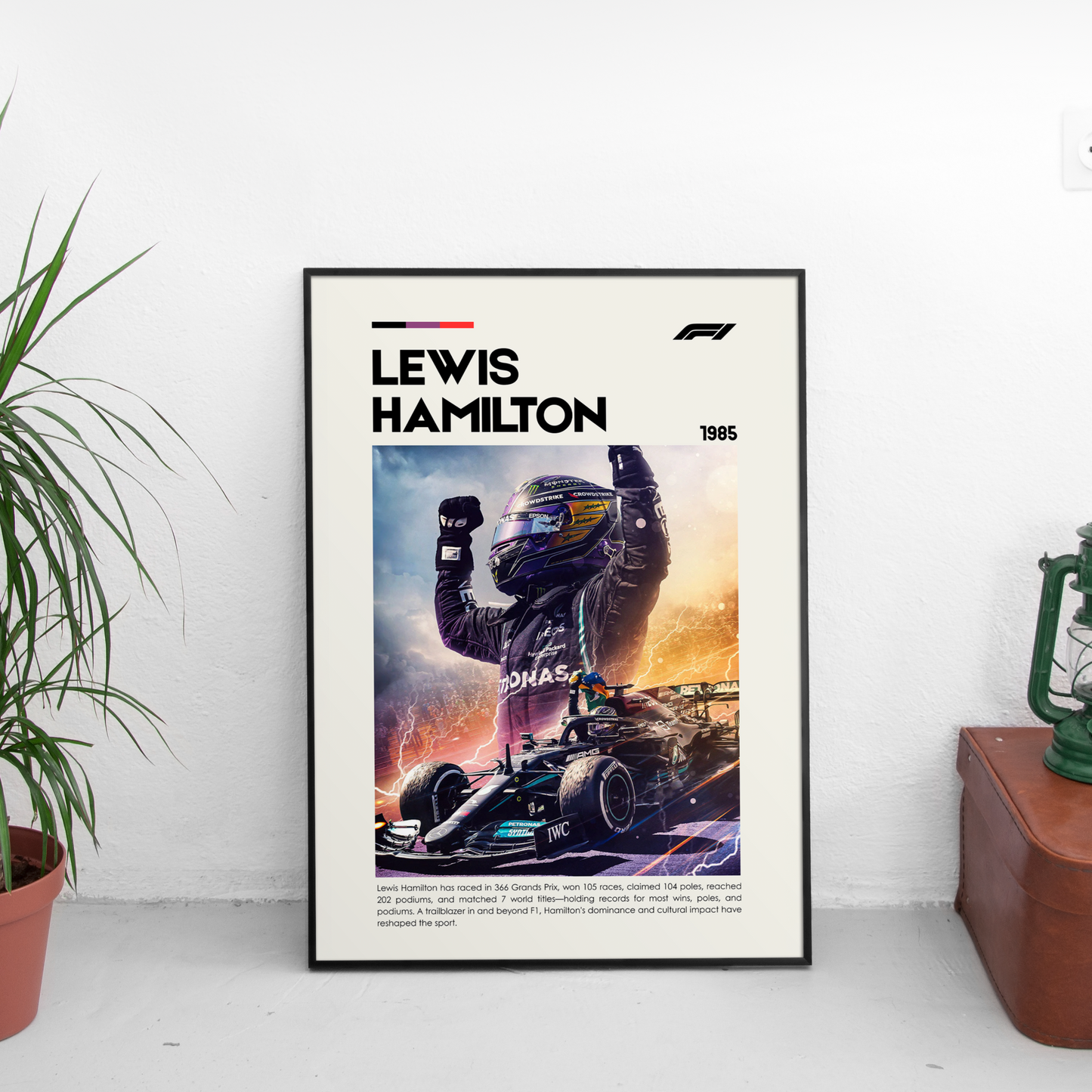 Lewis Hamilton Постер