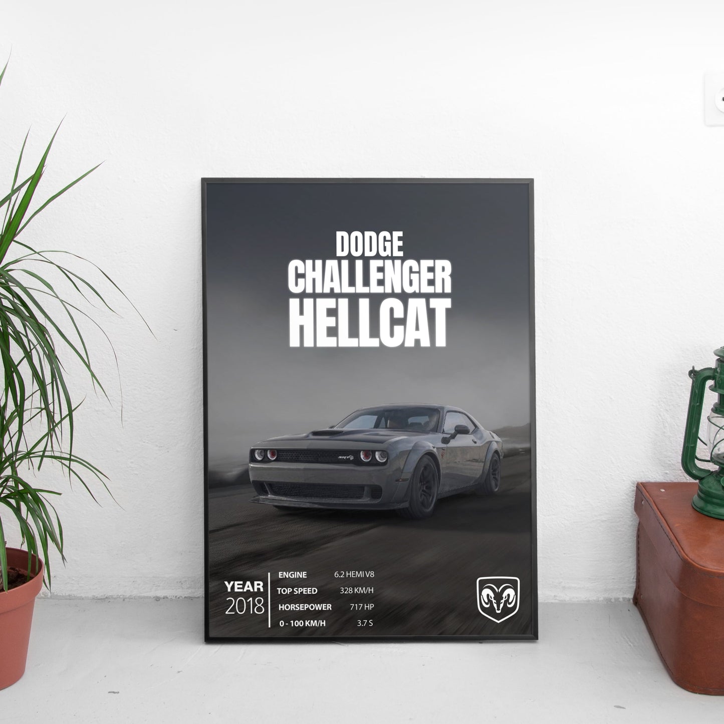 Dodge Challenger Постер (2018)