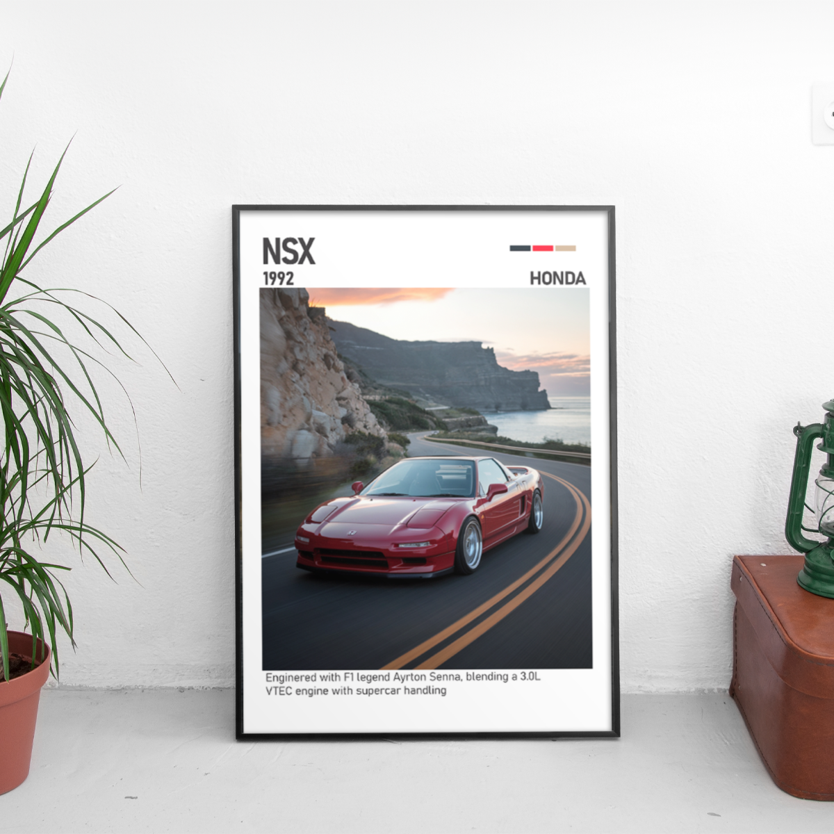 Honda NSX 1992 постер за стена | CarPosters™