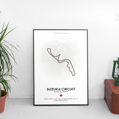 SUZUKA Писта Постер