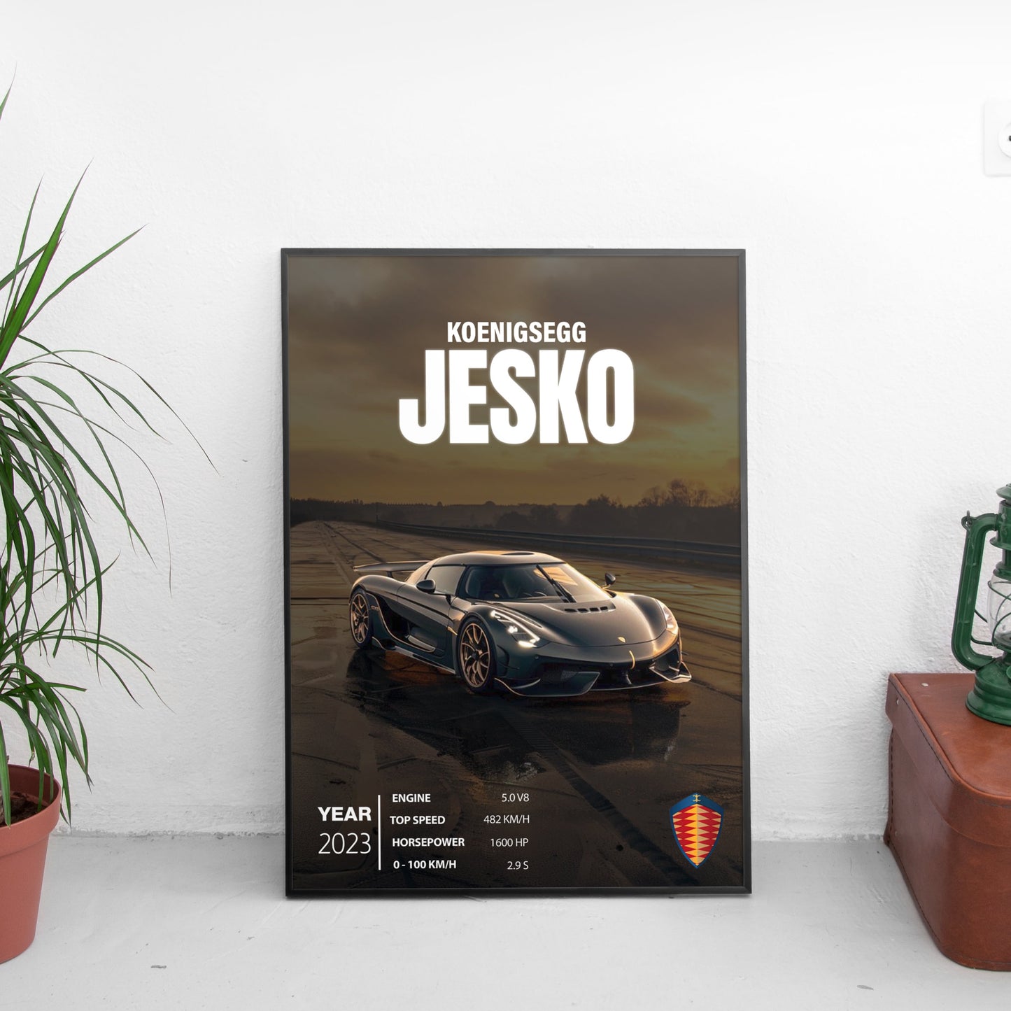 Koenigsegg JESKO Постер (2023)