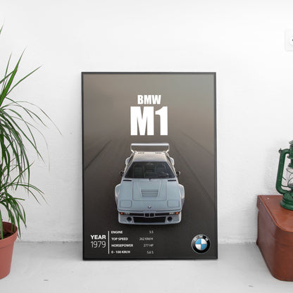 BMW M1 Постер (1979)