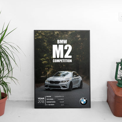 BMW M2 Competition Постер (2018)