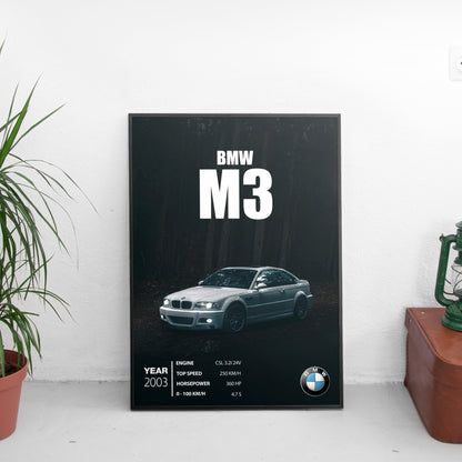 BMW M3 Постер (2003)