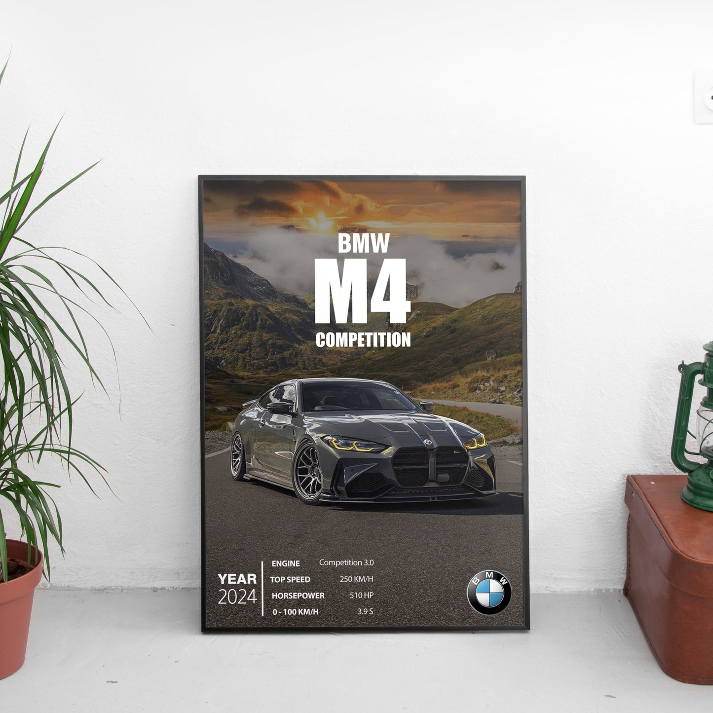 BMW M4 Competition Постер (2024)