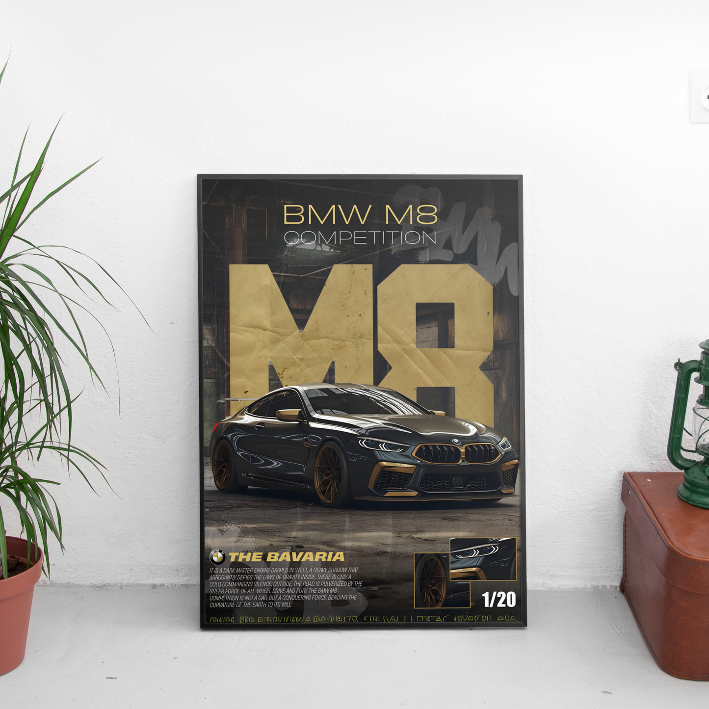 BMW M8 Competition Постер (Limited 1-20)