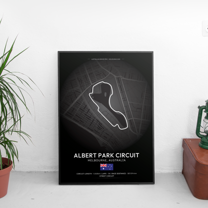 MELBOURNE Formula 1 писта постер | CarPosters™