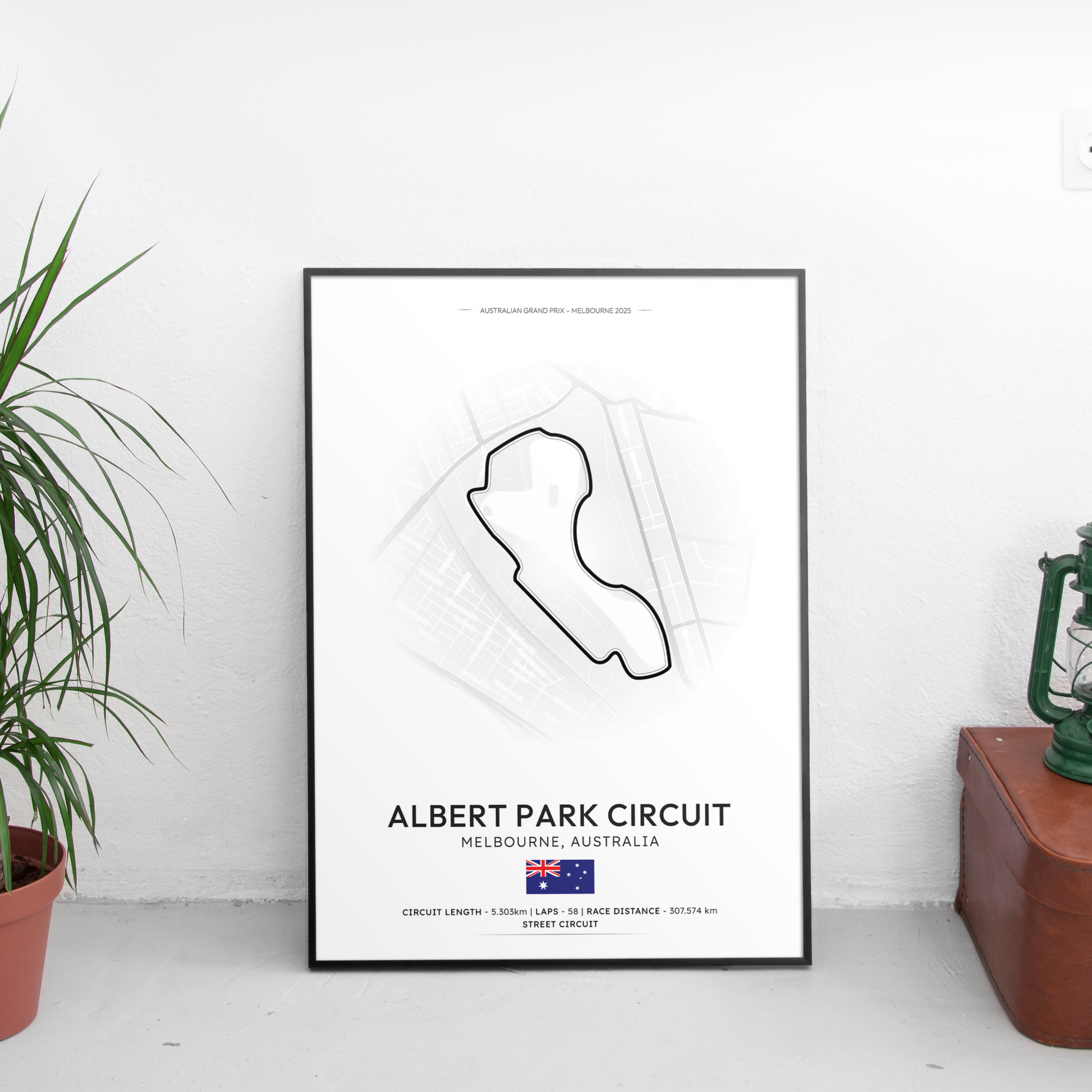 MELBOURNE Formula 1 писта постер | CarPosters™