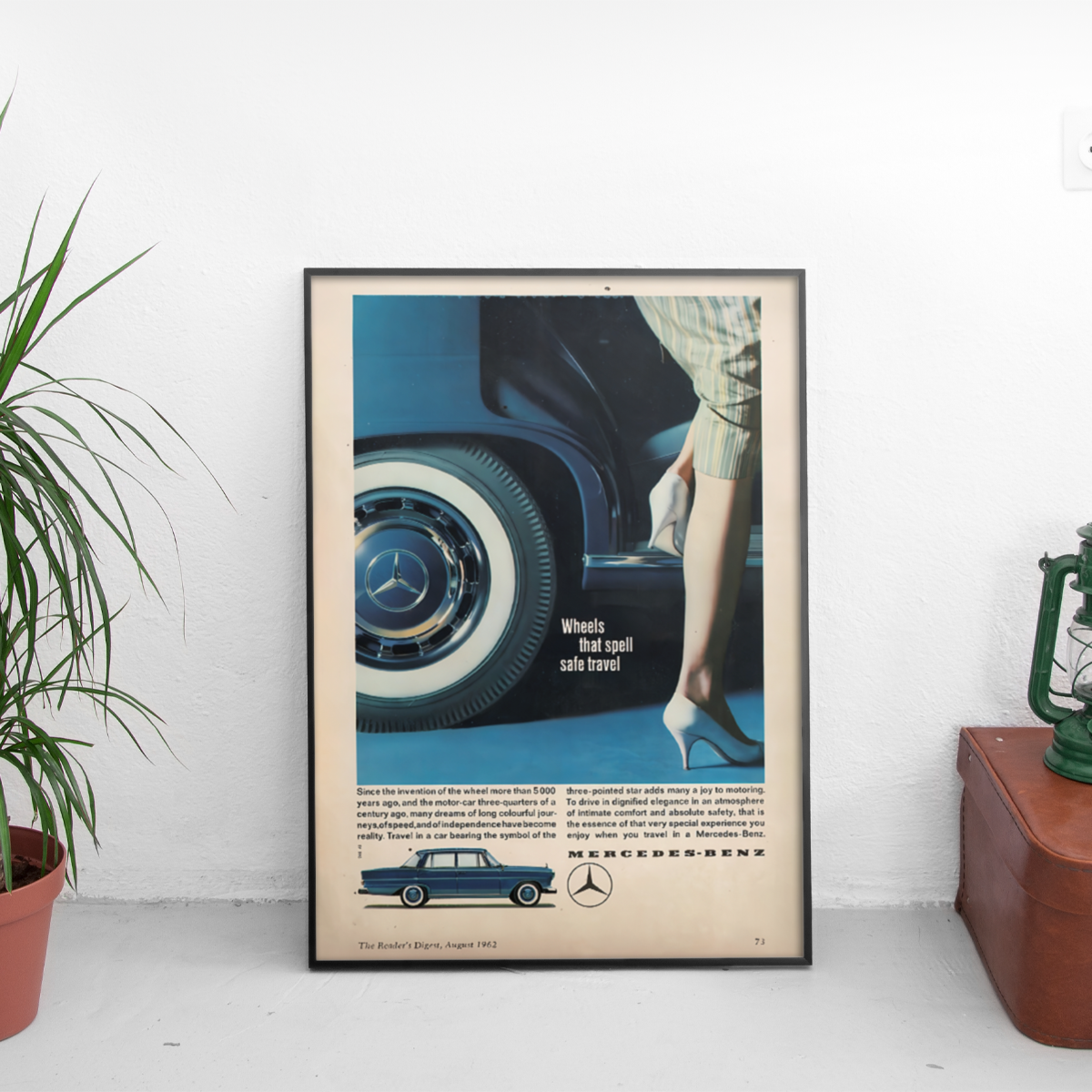 Mercedes Вестник ретро постер за стена | CarPosters™