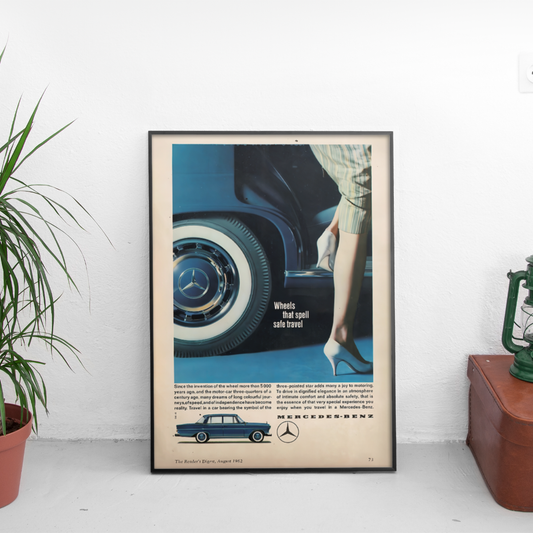 Mercedes Вестник ретро постер за стена | CarPosters™