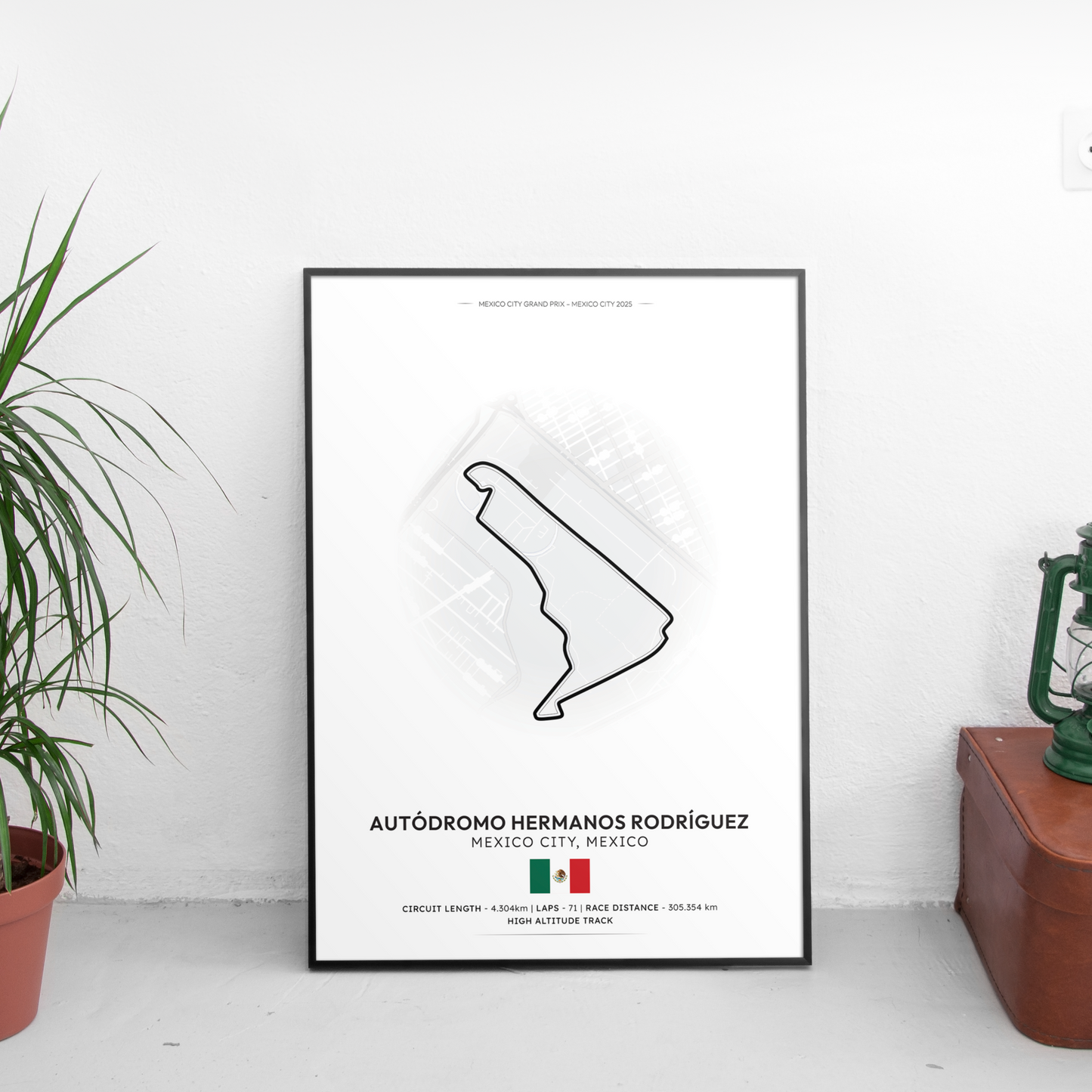 MEXICO CITY Formula 1 писта постер | CarPosters™