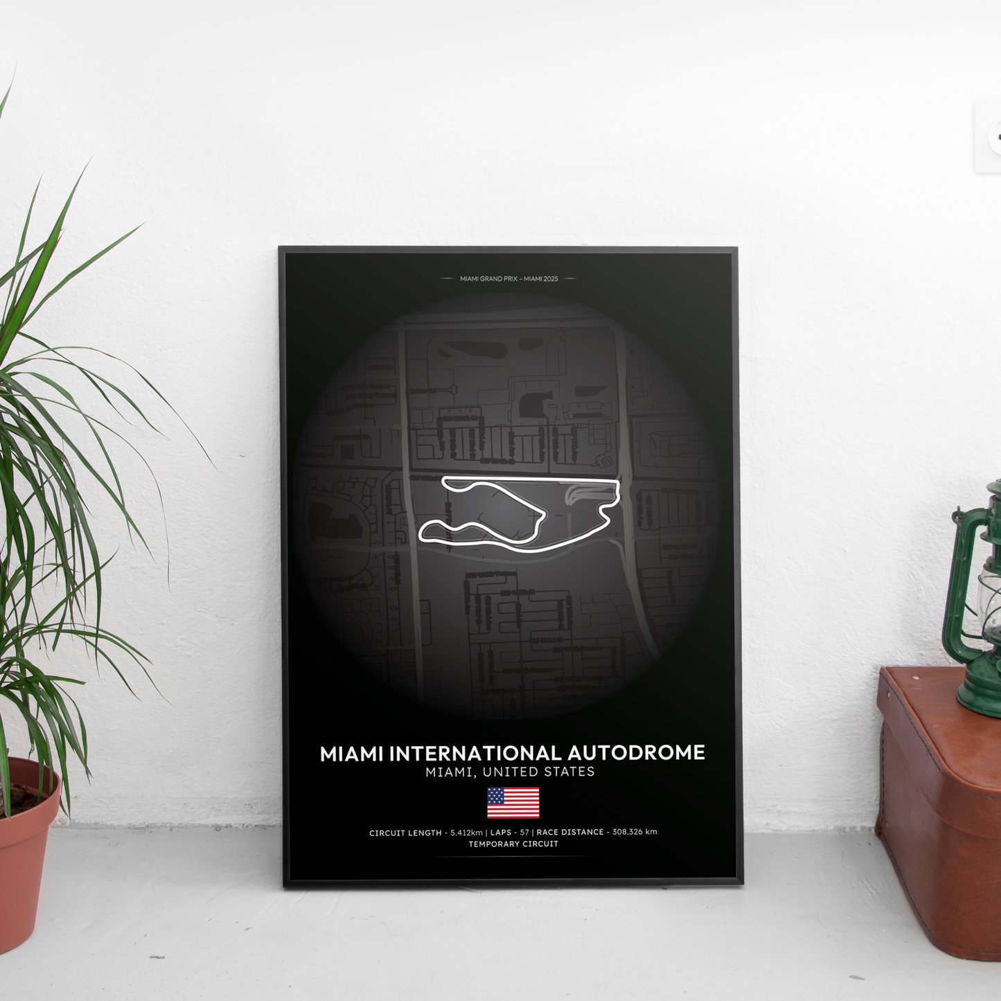 MIAMI Formula 1 писта постер | CarPosters™