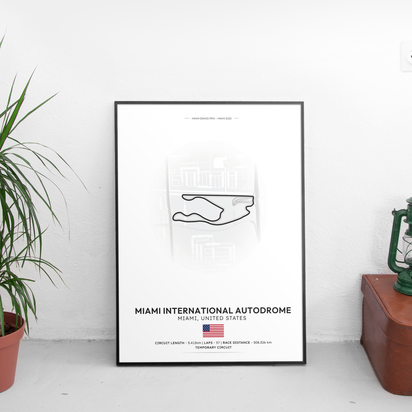 MIAMI Formula 1 писта постер | CarPosters™