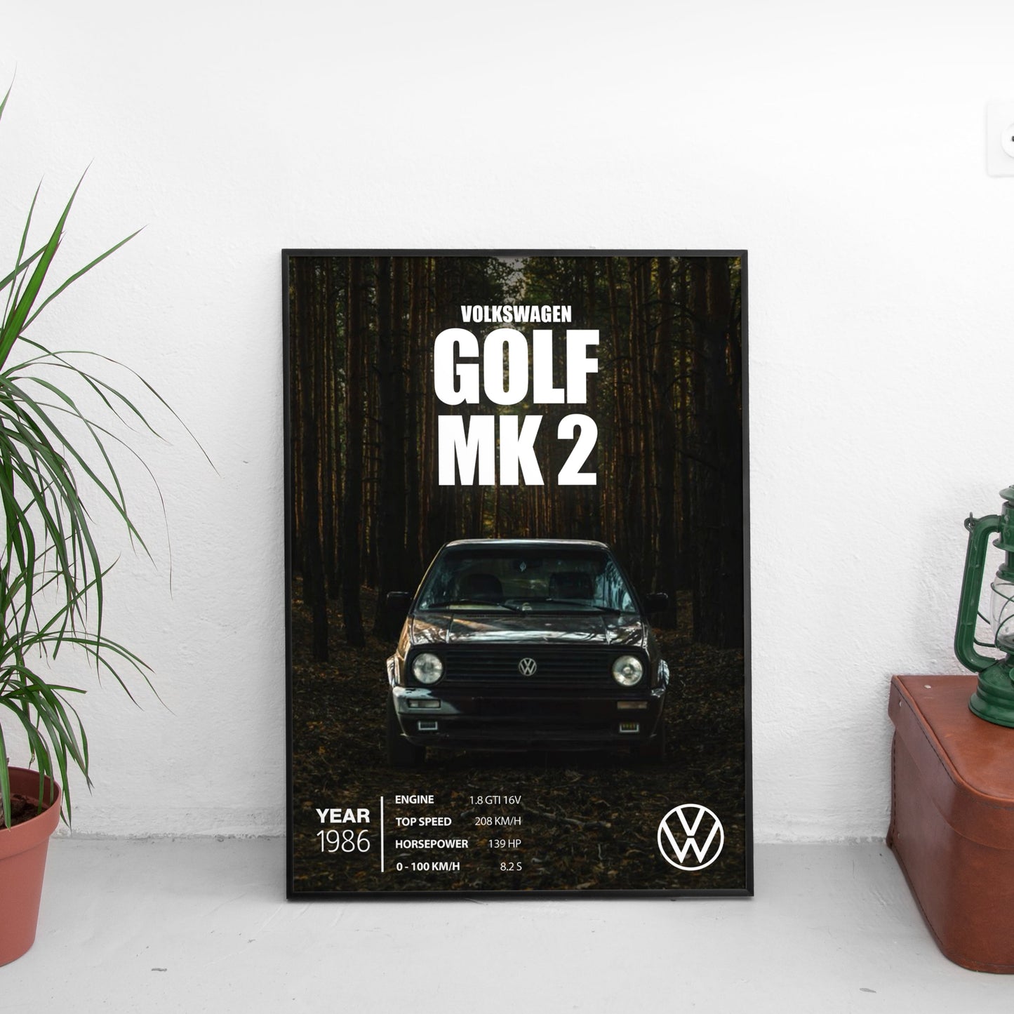 Volkswagen Golf MK2 Постер (1986)