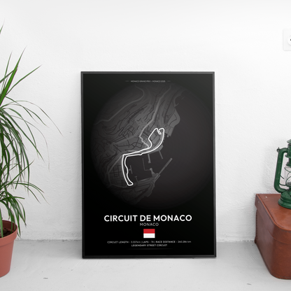 MONACO Formula 1 писта постер | CarPosters™
