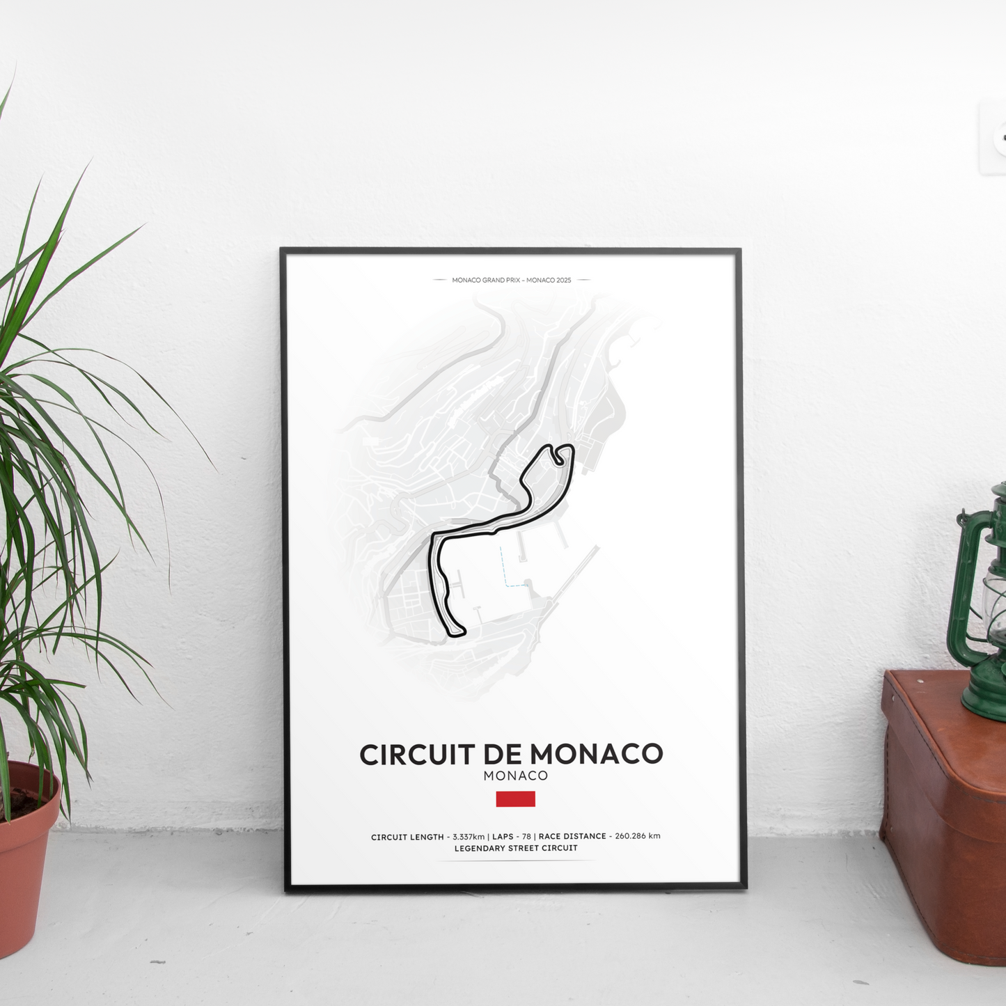 MONACO Formula 1 писта постер | CarPosters™