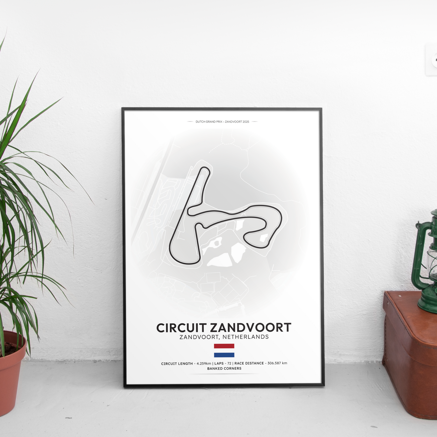 ZANDVOORT Писта Постер