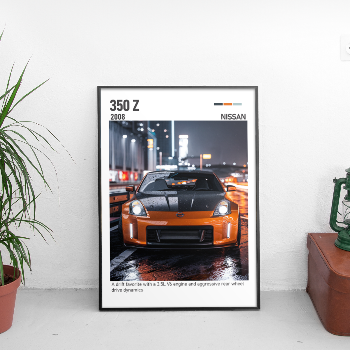 Nissan 350Z 2008 постер за стена | CarPosters™